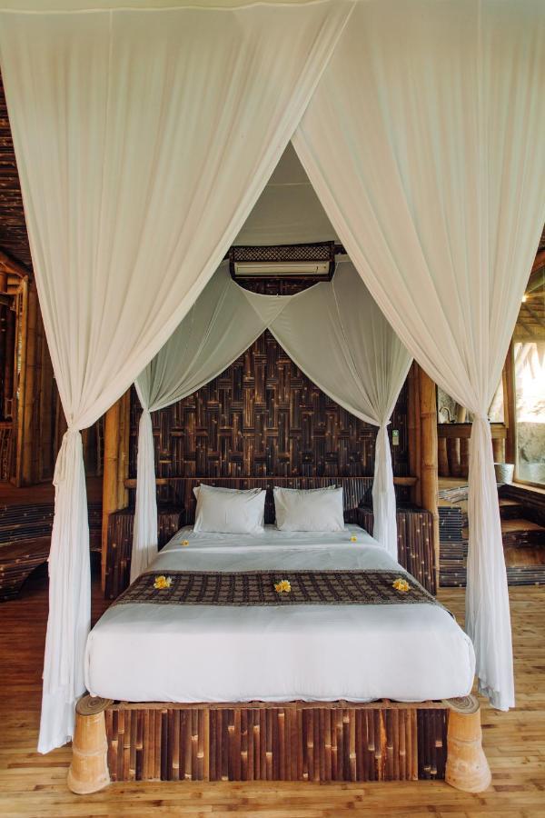 Temple House 3bds Eco Bamboo House Pool River View Bringkit Exterior foto